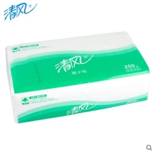 清风B913A擦手纸洗手间卫生纸商用酒店用纸200抽张(20包一箱）