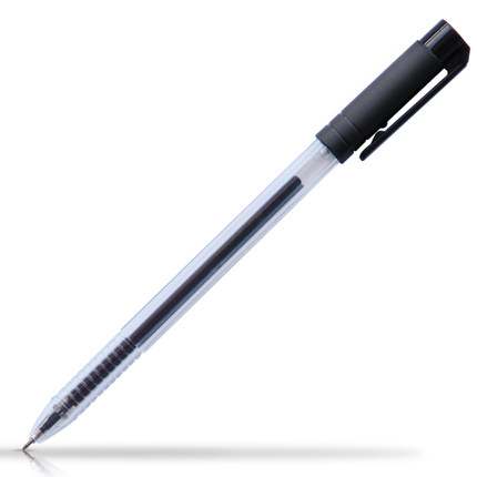 得力S52中性笔 桶装水笔 0.5mm中性笔 签字碳素水笔 得力办公水笔