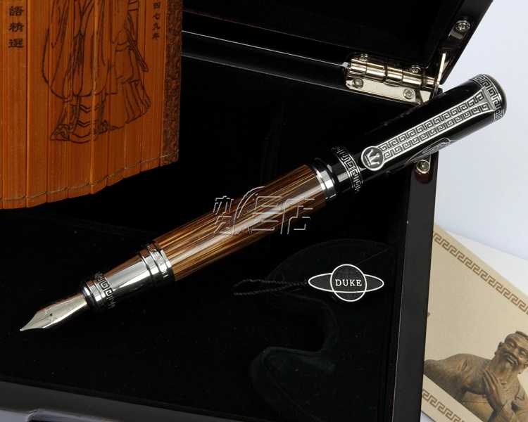 德国公爵孔子系列 木笔杆 钢笔/美工笔 高级书法特制弯笔头