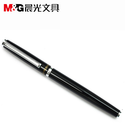 晨光AFP43301钢笔 金属外壳时尚 学生 办公用钢笔0.38mm极细