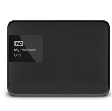 西部数据（WD）My Passport Ultra 升级版 1TB 2.5英寸 经典黑 移动硬盘 WDBGPU0010BBK