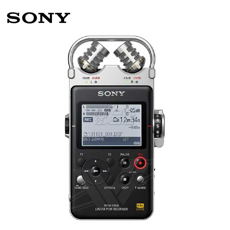 索尼（SONY） PCM-D100 数码录音棒 专业DSD录音格式/ 大直径定向麦克风 32G