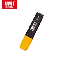 悠米(UMI)时尚醒目扁杆荧光笔6mm S05001O 橙
