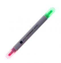 国誉(KOKUYO) F-WPM104-1(粉红/绿)双头荧光笔