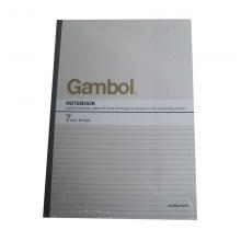 渡边(Gambol) G4807无线胶装本A4 80页
