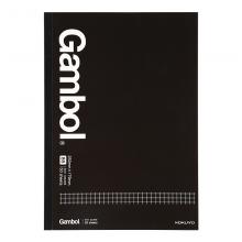 渡边(Gambol) WCN-GNB1853(黑色)5mm方格高级无线本B5 80页