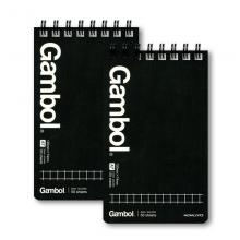 渡边(Gambol) WCN-GTN5553高级双螺旋本A7 50页5mm方格